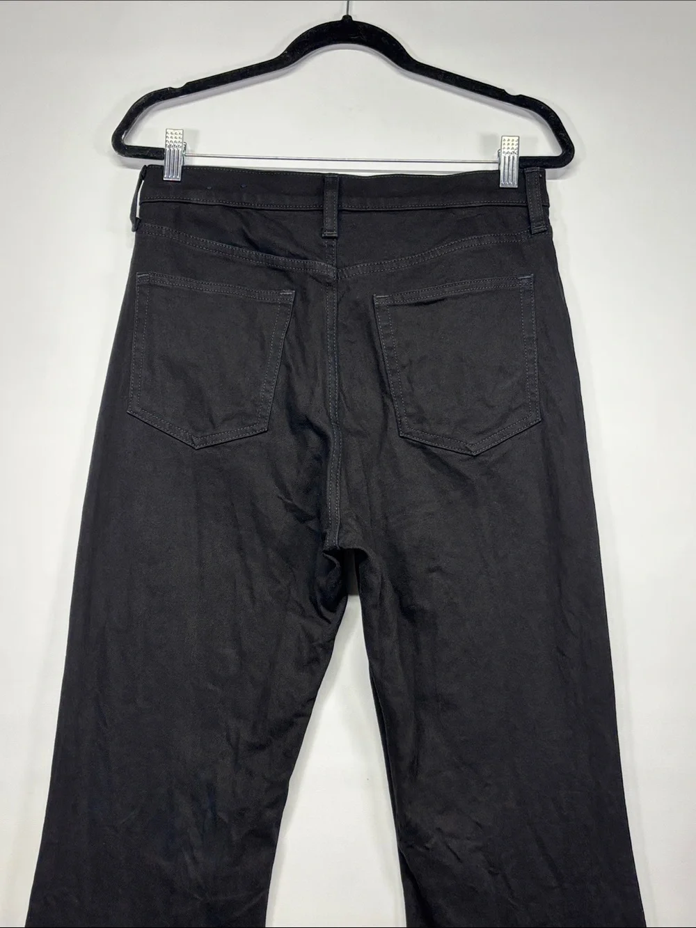 ✨GAP Denim 70s Flare Jeans Black Retro Wide Leg Women’s Jeans Black Size 10/30R - Picture 6 of 15